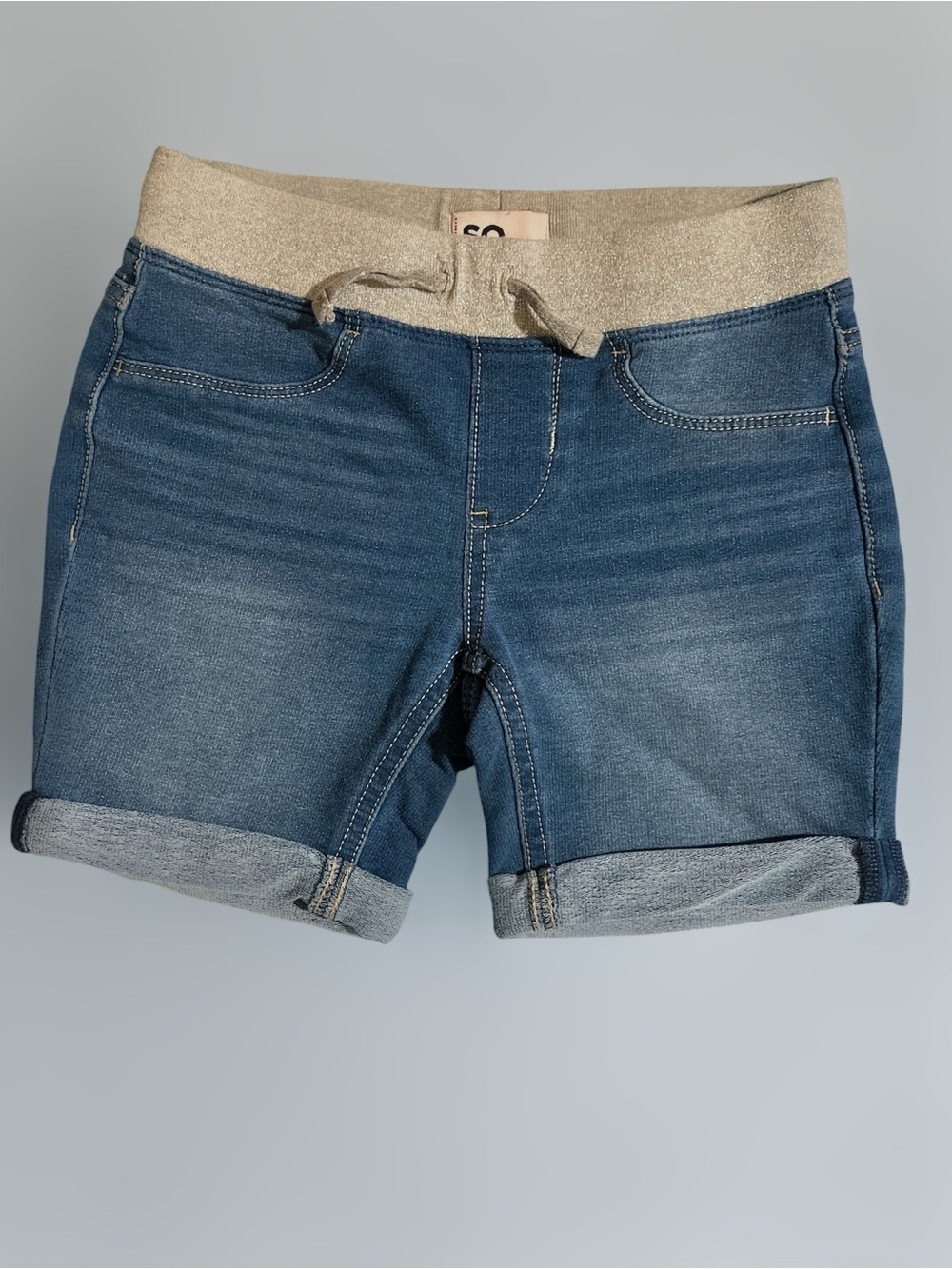 2 - Cat & Jack SO Stretch Denim Shorts 8 - Picture 4 of 6
